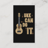 UkeleleのしゃれUkeはおもしろいなプレーヤーのハワイアンそれをすることができます 名刺 (正面)