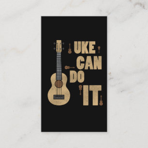 UkeleleのしゃれUkeはおもしろいなプレーヤーのハワイアンそれをすることが 名刺