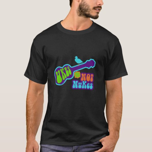 Ukes Not Nukes Tシャツ (正面)