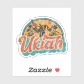 Ukiah，カリフォルニア シール (シート)