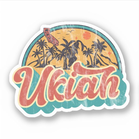 Ukiah，カリフォルニア シール (正面)
