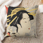 Ukiyo-eの芸者 クッション (ブランケット)