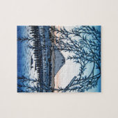 Ukiyo-e富士山日本 ジグソーパズル (横)