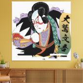 Ukiyo-e Art of Kabuki キャンバスプリント (インサイチュ (リビング))