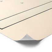 Ukiyo-e Bunny Print Funny Rabbit in Bathtub ポスター (角)