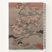 Ukiyo-e Flowering Tree ノートブック (裏面)