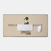 Ukiyo-e Inspired mouse pad– Dramatic JAPAN Desk Ma デスクマット (キーボード&マウス)