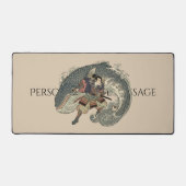 Ukiyo-e Inspired mouse pad– Dramatic JAPAN Desk Ma デスクマット (正面)