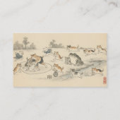 Ukiyo-e Japanese Landscape Business Card – Hidden  名刺 (裏面)