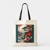 Ukiyo-e Modern Tote Bag トートバッグ (裏面)