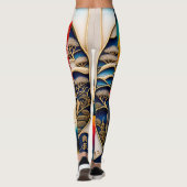 Ukiyo-e Punk city KIMONO Leggings-THE  陰と陽 レギンス (裏面)