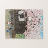 ukiyoe - hasui - C01 - Atagoyama Hill in Spring -  ジグソーパズル (横)