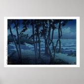 ukiyoe hasui n10 Hinomisaki in Izumo ポスター (正面)