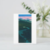 ukiyoe hasui No58 Etchu’s Ioritani Pass ポストカード (スタンド正面)