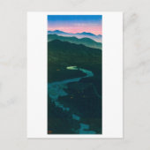 ukiyoe hasui No58 Etchu’s Ioritani Pass ポストカード (正面)