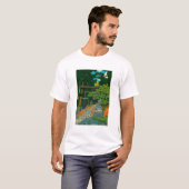 ukiyoe hasui No60 Kumagaya Dairai Shrine Tシャツ (正面フル)
