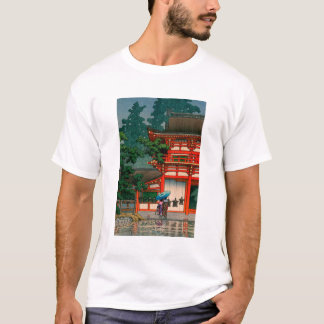 ukiyoe hasui No62 Kasuga Shrine in Nara Tシャツ
