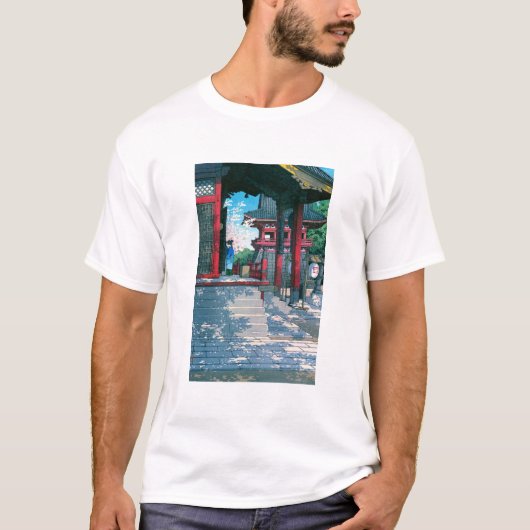 ukiyoe - hasui - No.18 Meguro Fudo Temple - Tシャツ (正面)