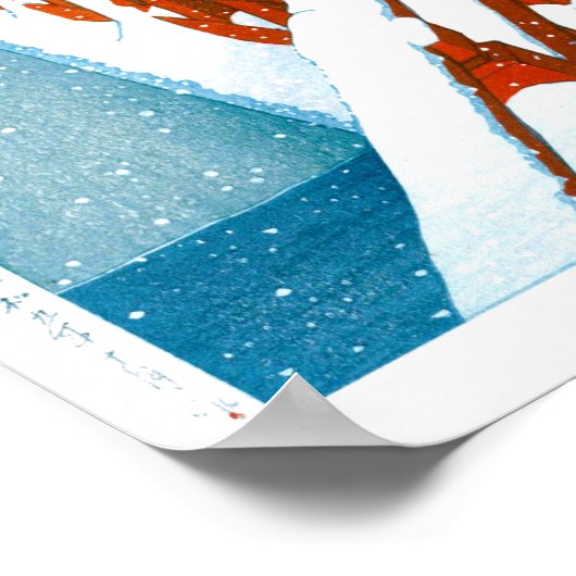 ukiyoe - hasui - No.24 Yakumo Bridge the Nagata … ポスター (角)