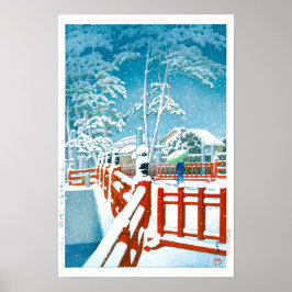 ukiyoe - hasui - No.24 Yakumo Bridge the Nagata … ポスター