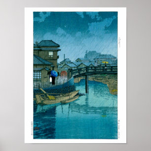 ukiyoe - hasui - No.39 Shinagawa - ポスター