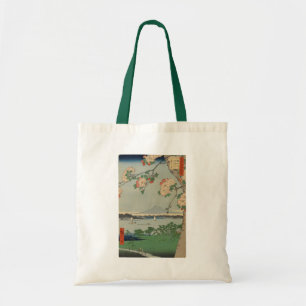 UKIYOE ~HIROSHIGE 名所江戸百景 隅田川水神の森真崎~ トートバッグ
