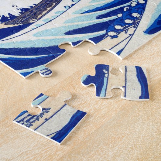 ukiyoe - Hokusai : No.21 Great Wave - ジグソーパズル (側面)
