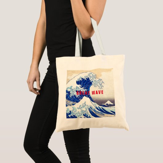 ukiyoe - Hokusai : No.21 Great Wave -  トートバッグ (正面(商品))