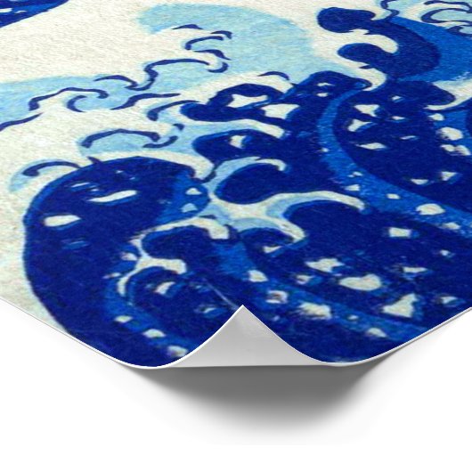 ukiyoe - Hokusai : No.21 Great Wave -  ポスター (角)