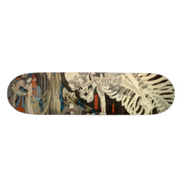 ukiyoe japan skateboard skull スケートボード