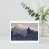ukiyoe [komei] Mount Fuji From Mizukubo ポストカード (スタンド正面)