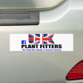 UKPFのバンパーステッカー バンパーステッカー (車上)