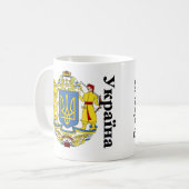 ukrainainのウクライナのマグ コーヒーマグカップ (正面左)