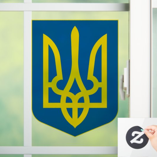 Ukraine Coat of Arms ウィンドウサイン (ホーム)