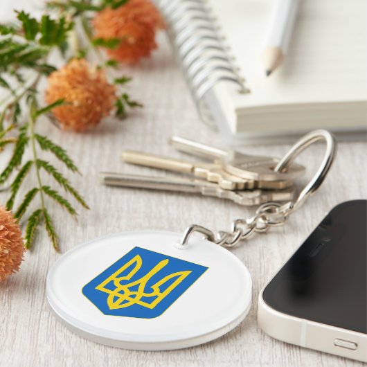 Ukraine Coat of Arms キーホルダー (正面右)