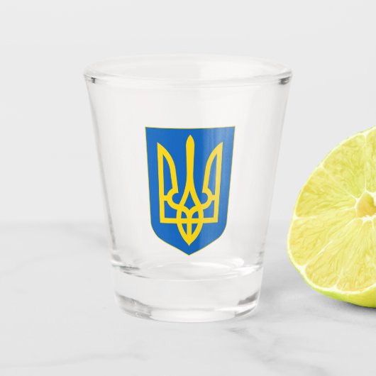 Ukraine Coat of Arms ショットグラス (正面)