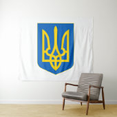 Ukraine Coat of Arms タペストリー (インサイチュ(横))