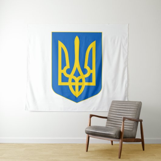 Ukraine Coat of Arms タペストリー (インサイチュ(横))