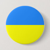 Ukraine colors, flag of Ukraine, Button 缶バッジ (正面)
