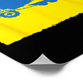 Ukraine Farmer Tractor Stealing A Russian Tank Fun ポスター (角)