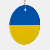 Ukraine Flag セラミックオーナメント (右)