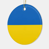Ukraine Flag セラミックオーナメント (左)