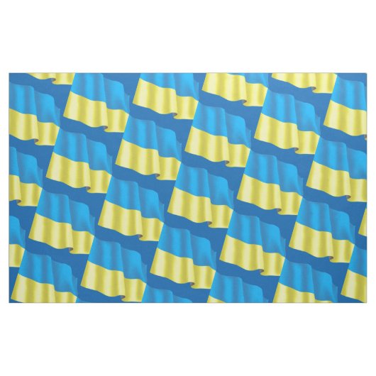 Ukraine Flag ファブリック (ファットクウォーター)