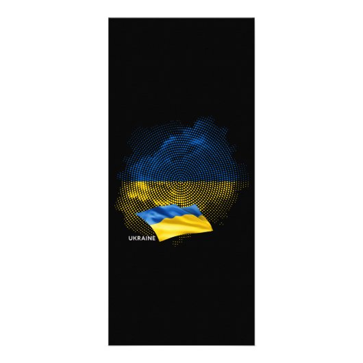 Ukraine flag ラックカード (正面)
