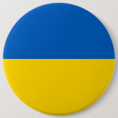Ukraine Flag 缶バッジ (正面)