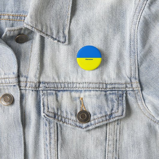 Ukraine Flag 缶バッジ (インサイチュ)
