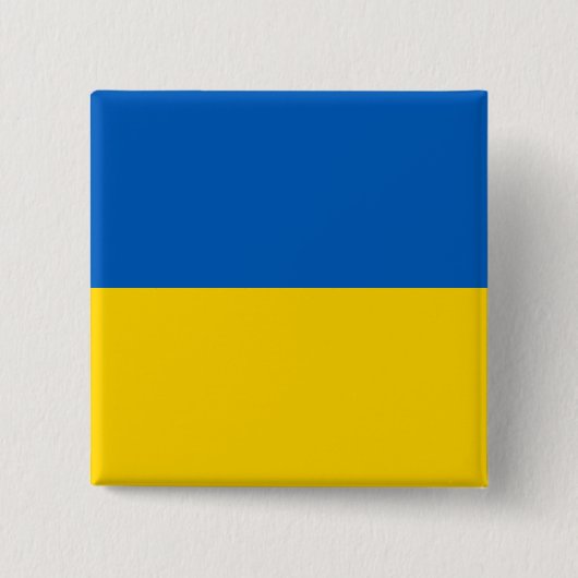 Ukraine Flag 缶バッジ (正面)