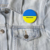 Ukraine Flag Button/Lapel Pin 缶バッジ (インサイチュ)