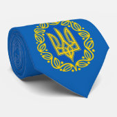 Ukraine, Flag, Coat of Arms, Ukrainian Tryzub ネクタイ (ロール)