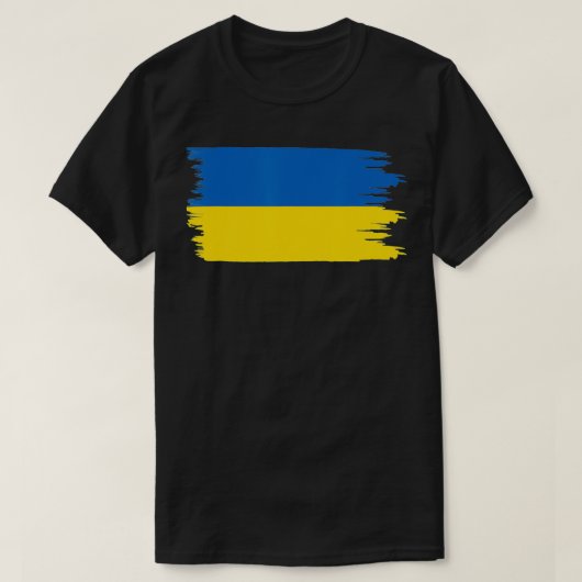 Ukraine Flag Merchandise For Ukrainians, American  Tシャツ (デザイン正面)